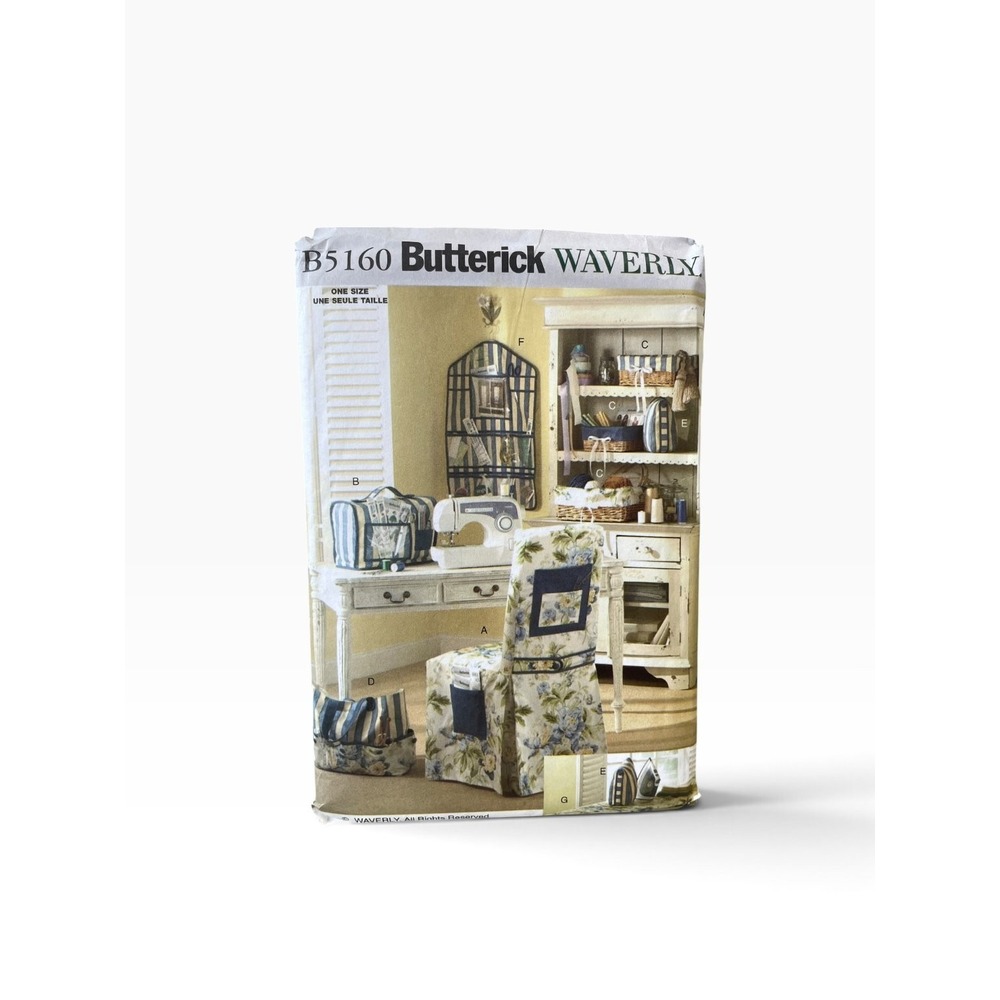 Butterick Waverly B5160 Sewing Room Decor Accessories ONE SIZE Modern Home Decor